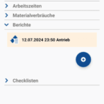 midcom APP Kundendienst-Berichte Cockpit