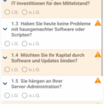 midcom APP Kundendienst-Checkliste